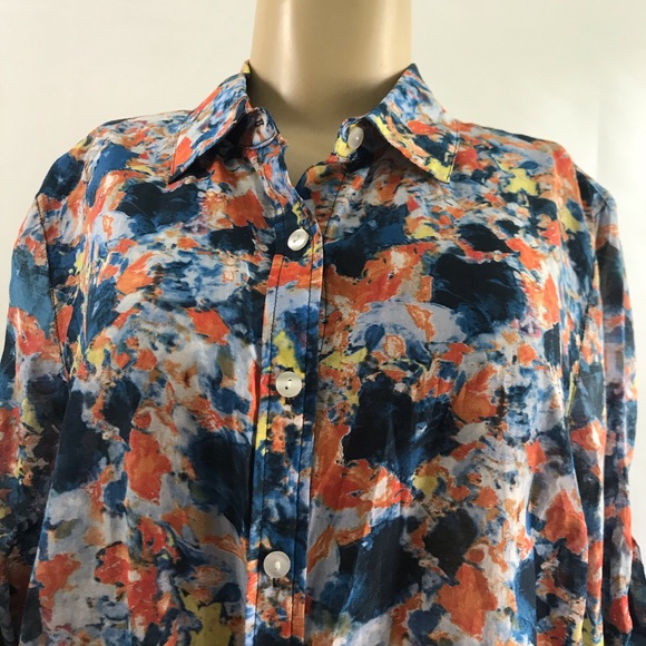 Coldwater Creek Tops - COLDWATER CREEK ❤️🧡multi colours Tie - die shirt